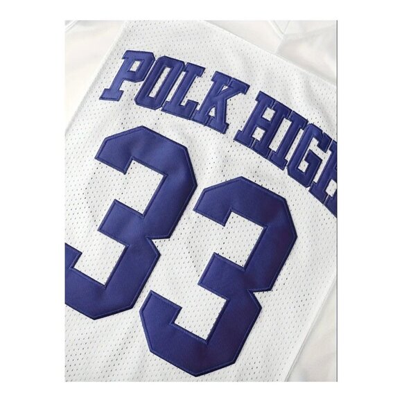 Al Bundy Polk High Football Jersey Stitched Married With Children White - Picture 5 of 6